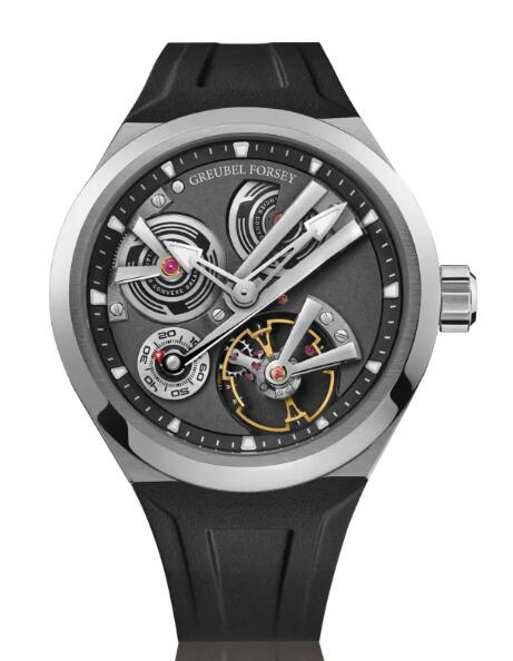 Replica Greubel Forsey Watch Balancier 3 In titanium Black Men